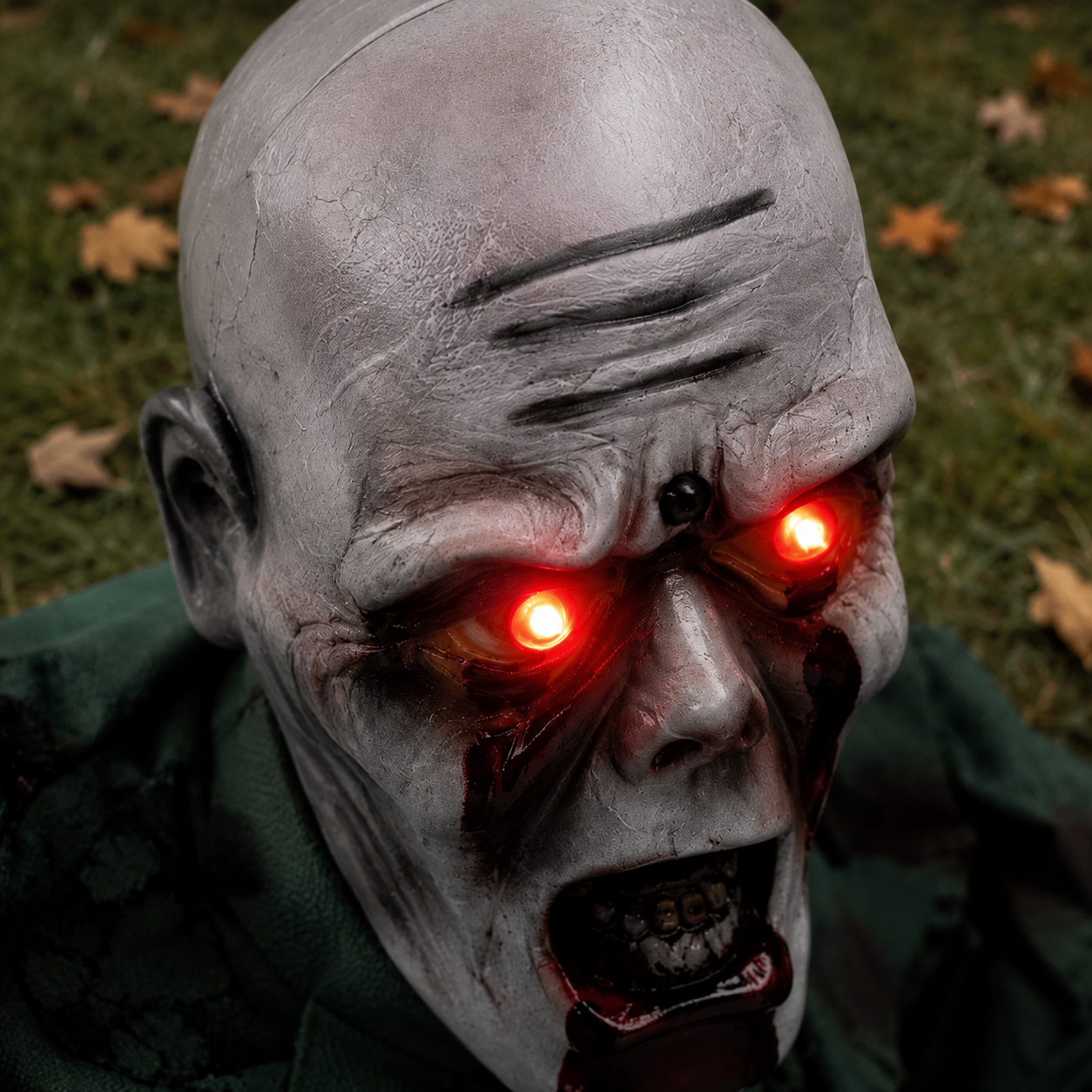 Motion activated crawling zombie
