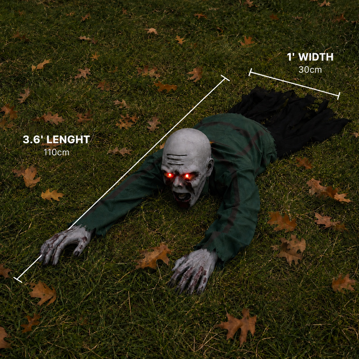Zombie Halloween decoration