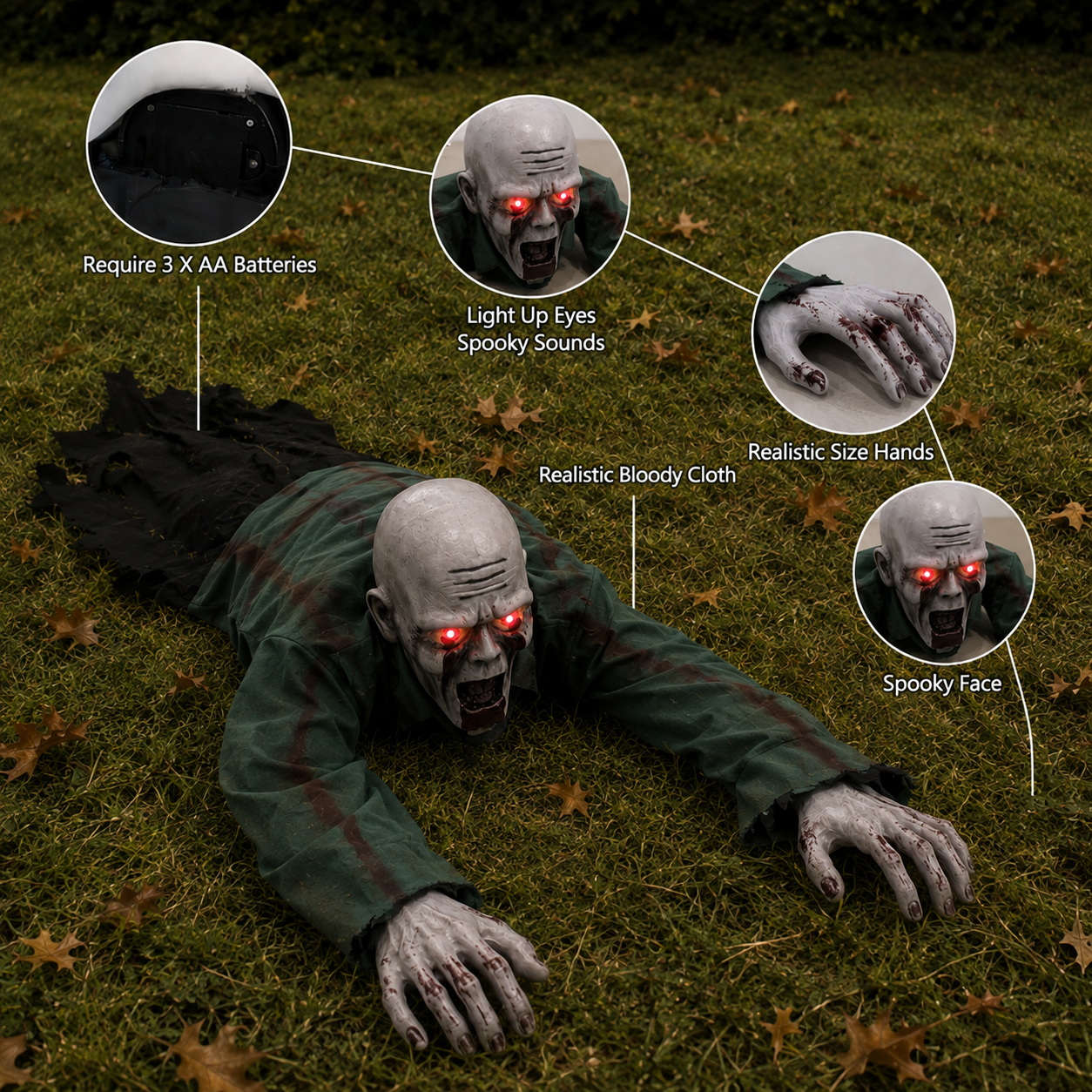 Groundbreaker Zombie Halloween display