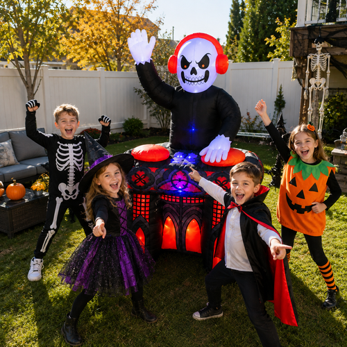 Bluetooth DJ Skeleton Inflatable